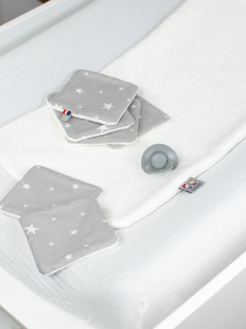 Salviette bebè lavabili in cotone 8 pezzi, stella | sevira kids | sevira kids - Kiabi Salviette bebè lavabili in cotone 8 pezzi, stella | sevira kids | sevira kids - Kiabi