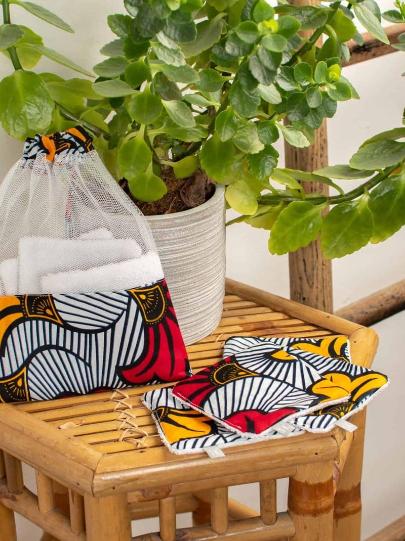 Salviette lavabili 8 pezzi, fiori di cera per matrimonio | SEVIRA KIDS Rosso - Kiabi