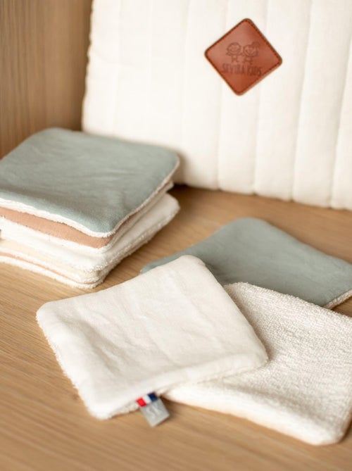 Salviette lavabili in lino per bambini, set di 8 | SEVIRA KIDS - Kiabi