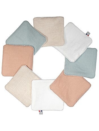 Salviette lavabili in lino per bambini, set di 8 | sevira kids | sevira kids