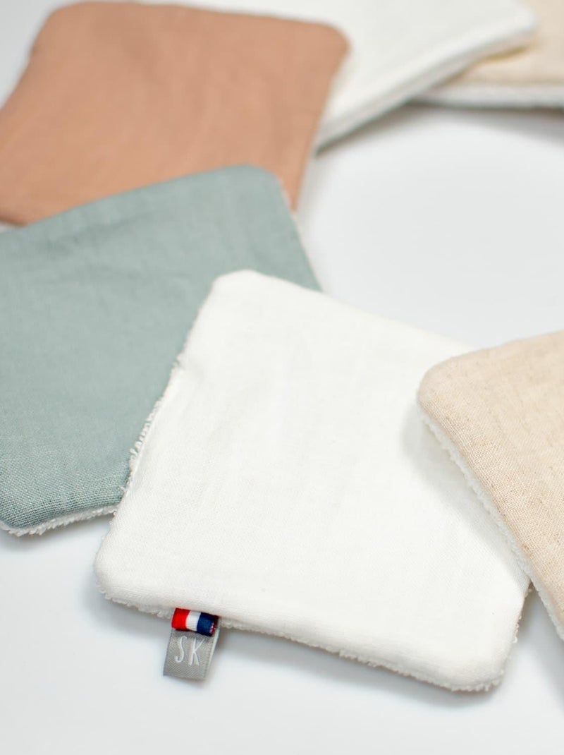 Salviette lavabili in lino per bambini, set di 8 | sevira kids | sevira kids Ecru - Kiabi