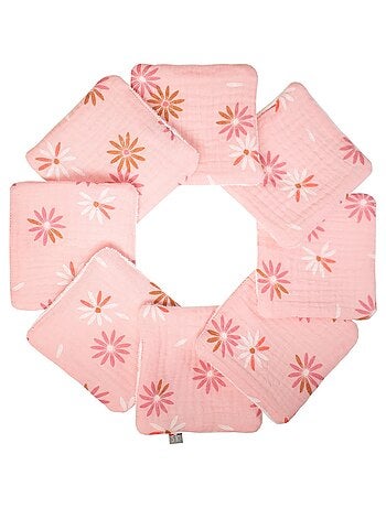 Salviette lavabili per bambini 8 pezzi, rosella | sevira kids | sevira kids