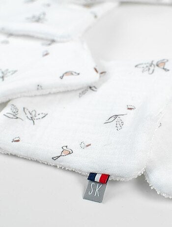Salviette per bebè lavabili 8 pezzi, melody | sevira kids | sevira kids