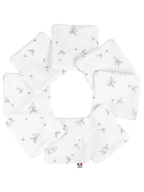 Salviette per bebè lavabili 8 pezzi, melody | sevira kids | sevira kids - Kiabi Salviette per bebè lavabili 8 pezzi, melody | sevira kids | sevira kids - Kiabi