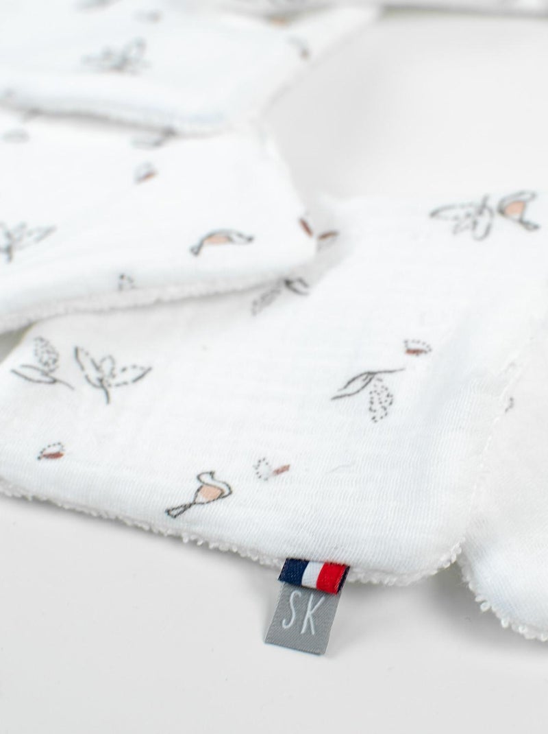 Salviette per bebè lavabili 8 pezzi, melody | sevira kids | sevira kids Bianco - Kiabi