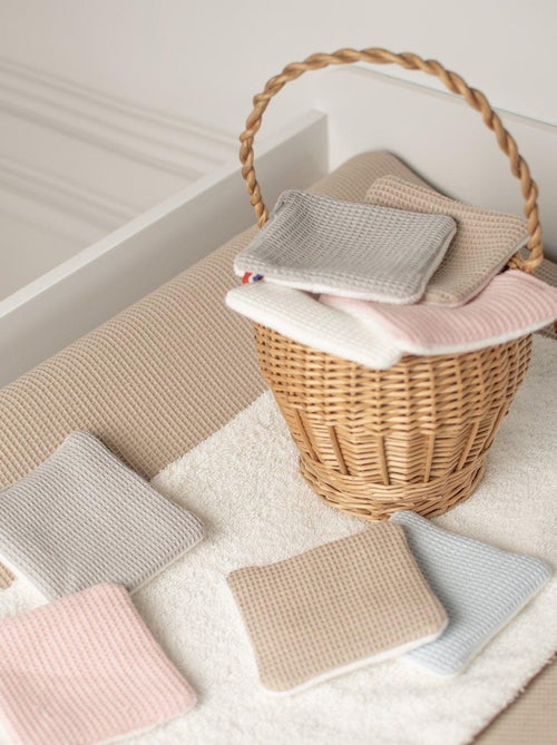 Salviette per bebè lavabili 8 pezzi, nido d'ape | SEVIRA KIDS - Kiabi