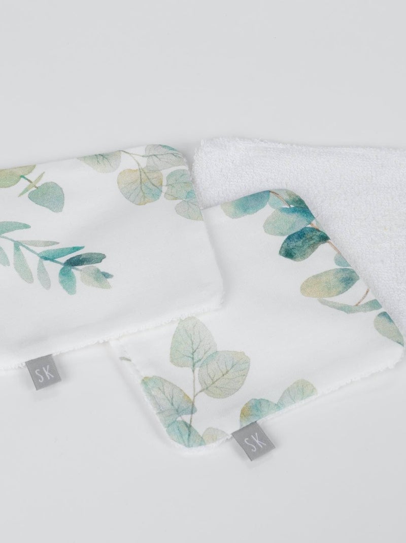 Salviettine lavabili in 100% cotone 8 pezzi, eucalyptus | SEVIRA KIDS Bianco - Kiabi