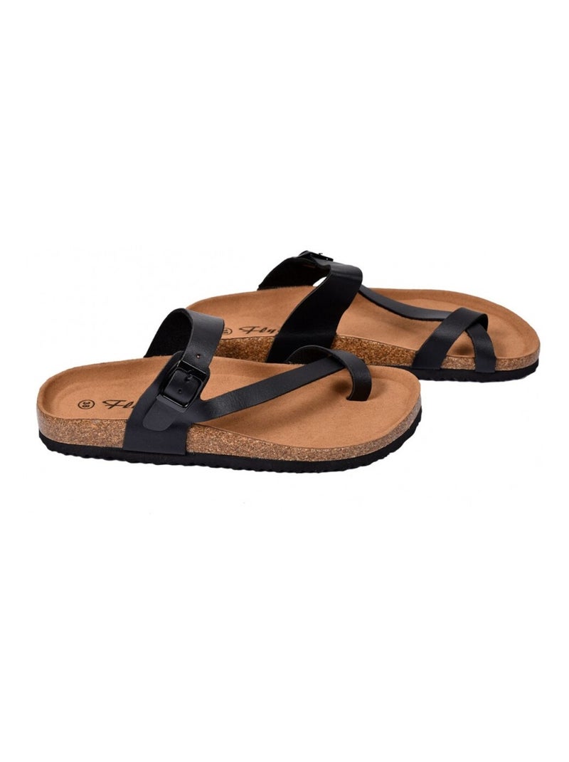 Sandale Donna PREMIUM Nero opaco - Kiabi