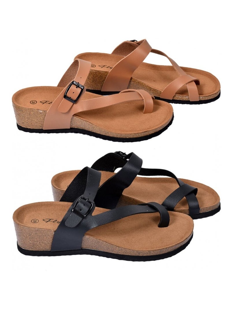 Sandale Donna PREMIUM Tortora - Kiabi