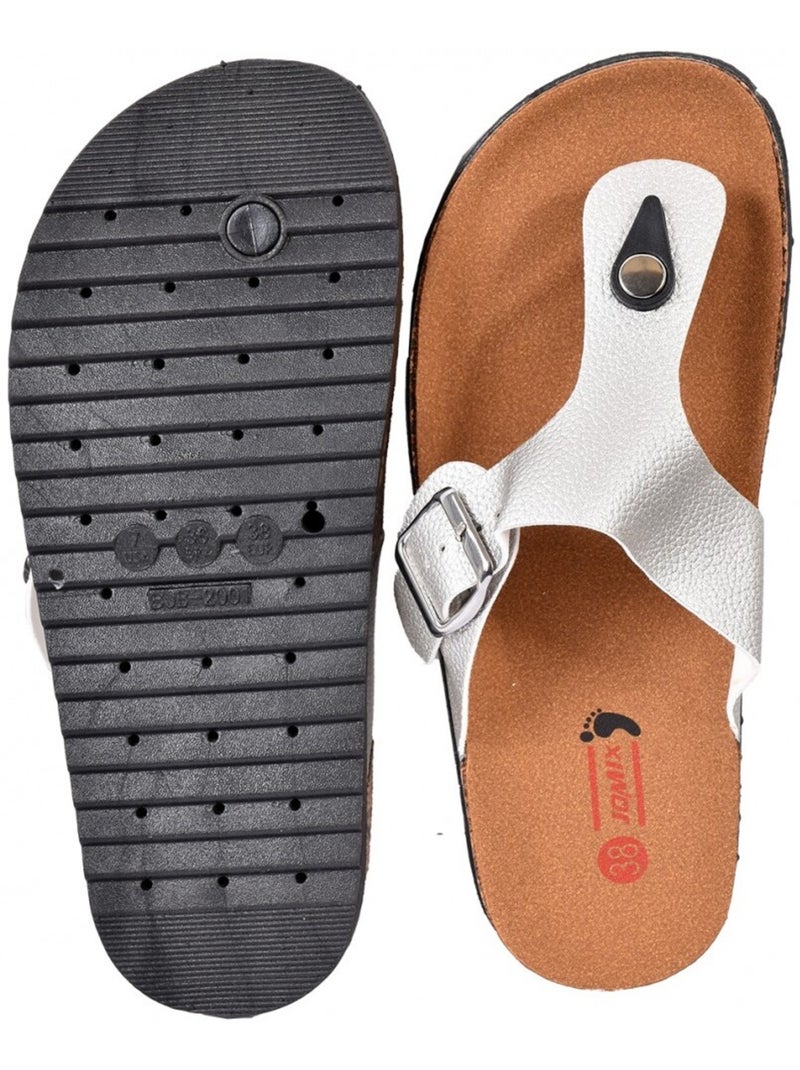 Sandale Mule Donna PREMIUM Argento - Kiabi