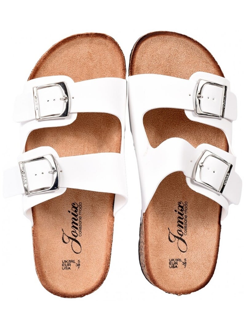 Sandale Mule Donna PREMIUM Bianco - Kiabi