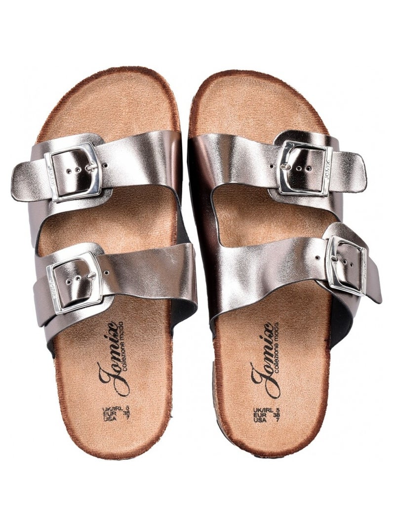 Sandale Mule Donna PREMIUM Bronzo - Kiabi