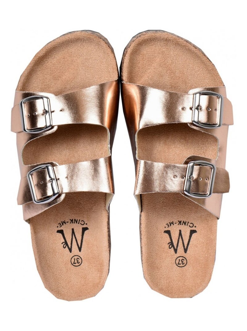 Sandale Mule Donna PREMIUM Bronzo - Kiabi