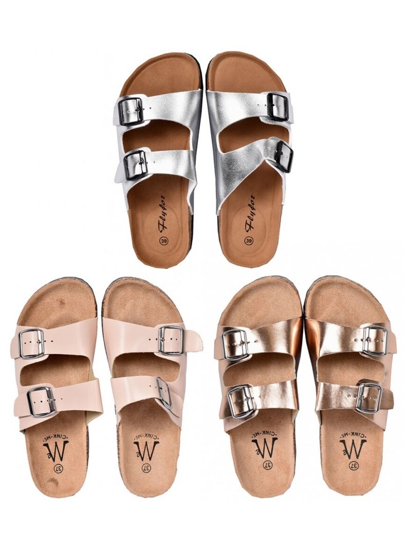 Sandale Mule Donna PREMIUM Bronzo - Kiabi