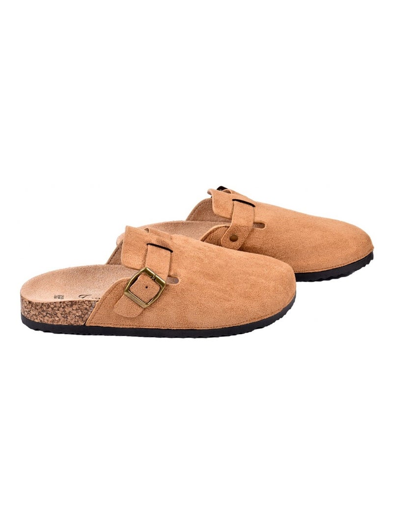 Sandale Mule Donna PREMIUM Cammello - Kiabi