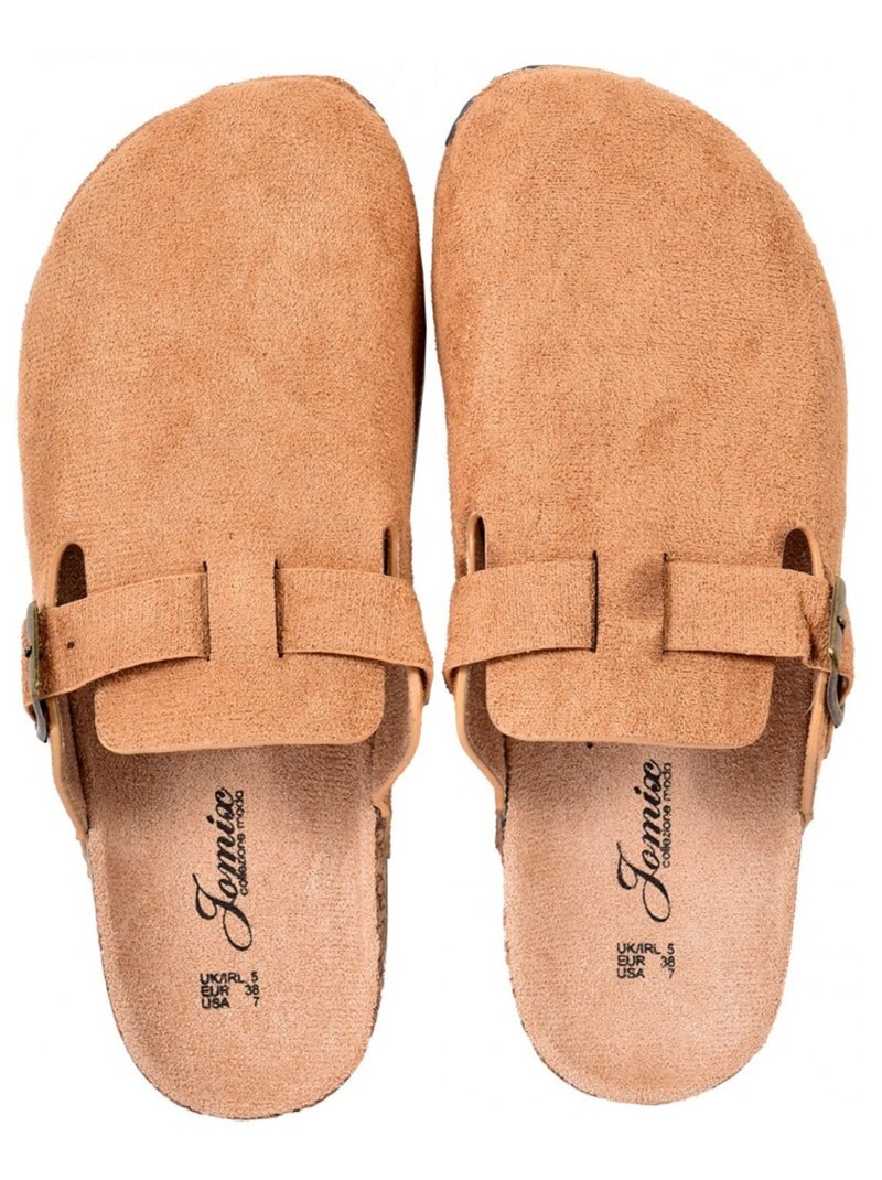 Sandale Mule Donna PREMIUM Cammello - Kiabi