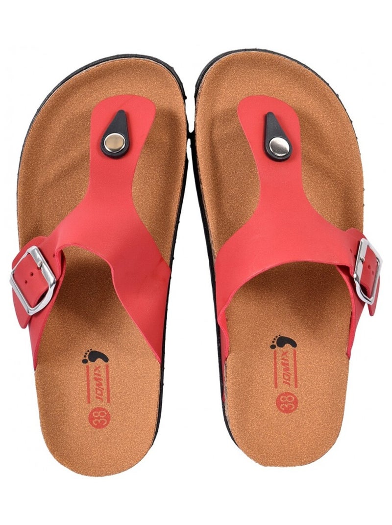 Sandale Mule Donna PREMIUM Rosso - Kiabi