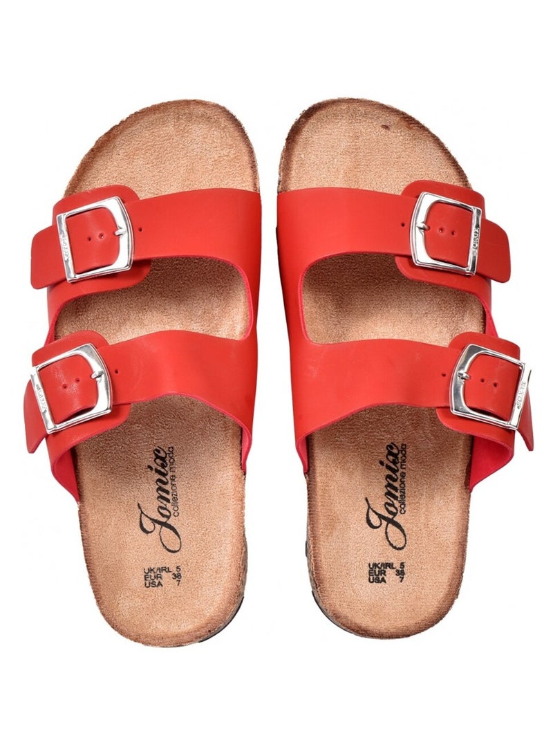 Sandale Mule Donna PREMIUM Rosso - Kiabi