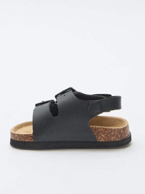 Sandali a doppia fascia con fibbie - Kiabi