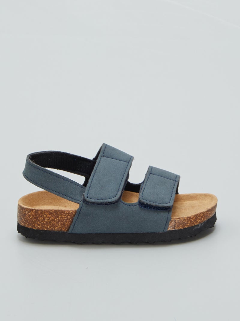 Sandali a doppio strappo BLU - Kiabi