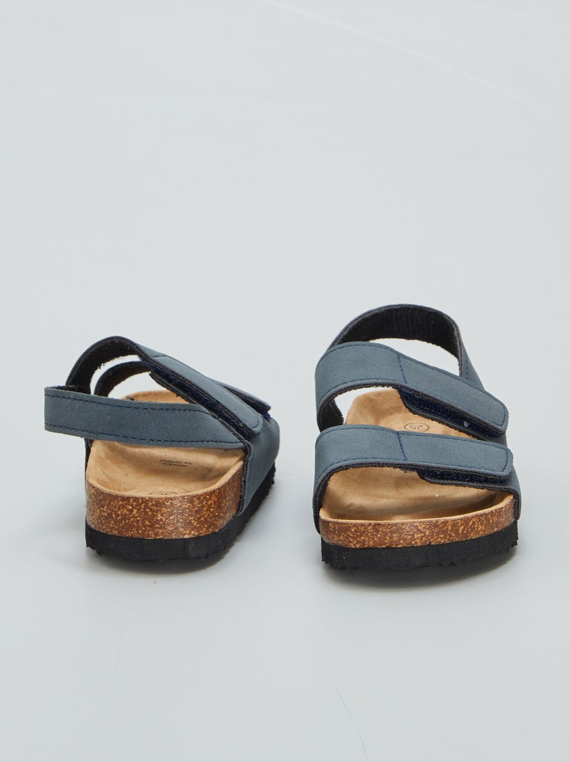 Sandali a doppio strappo BLU - Kiabi