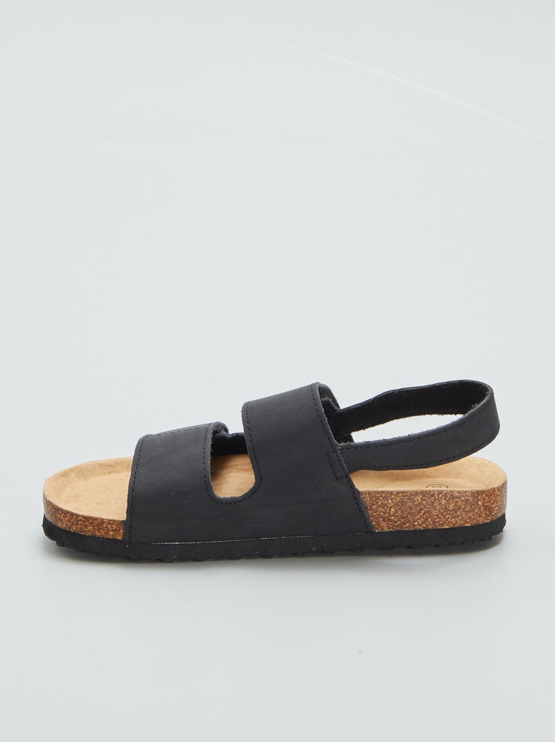 Sandali a doppio strappo NERO - Kiabi