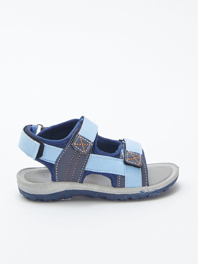 Sandali aperti con strappi BLU - Kiabi
