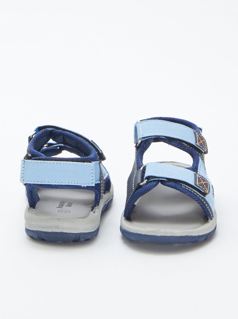 Sandali aperti con strappi BLU - Kiabi