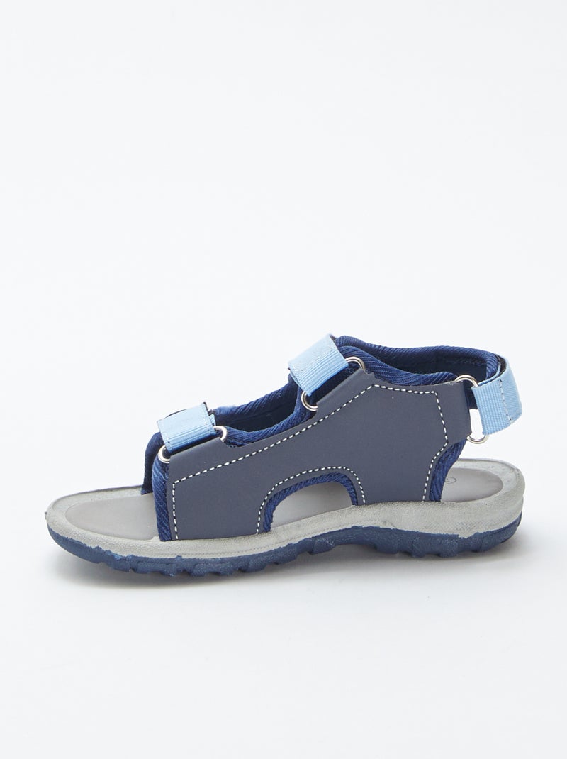 Sandali aperti con strappi BLU - Kiabi