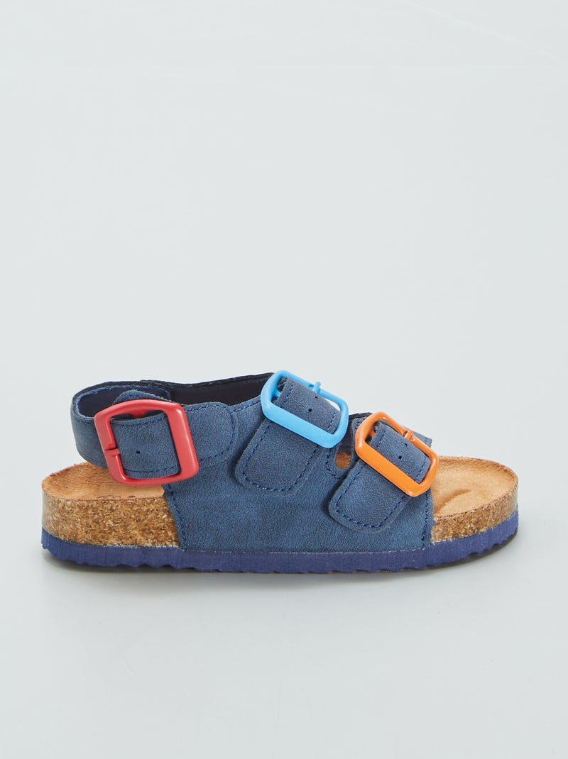 Sandali aperti multicolori nero - Kiabi