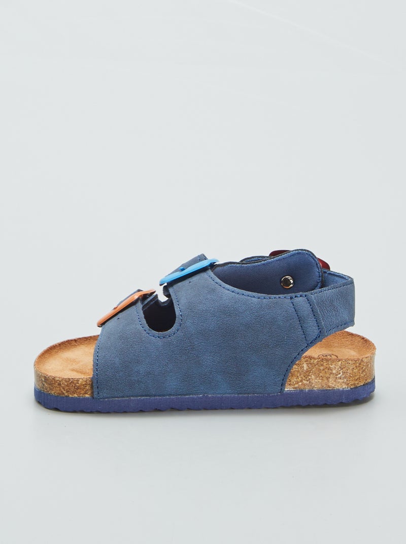 Sandali aperti multicolori nero - Kiabi