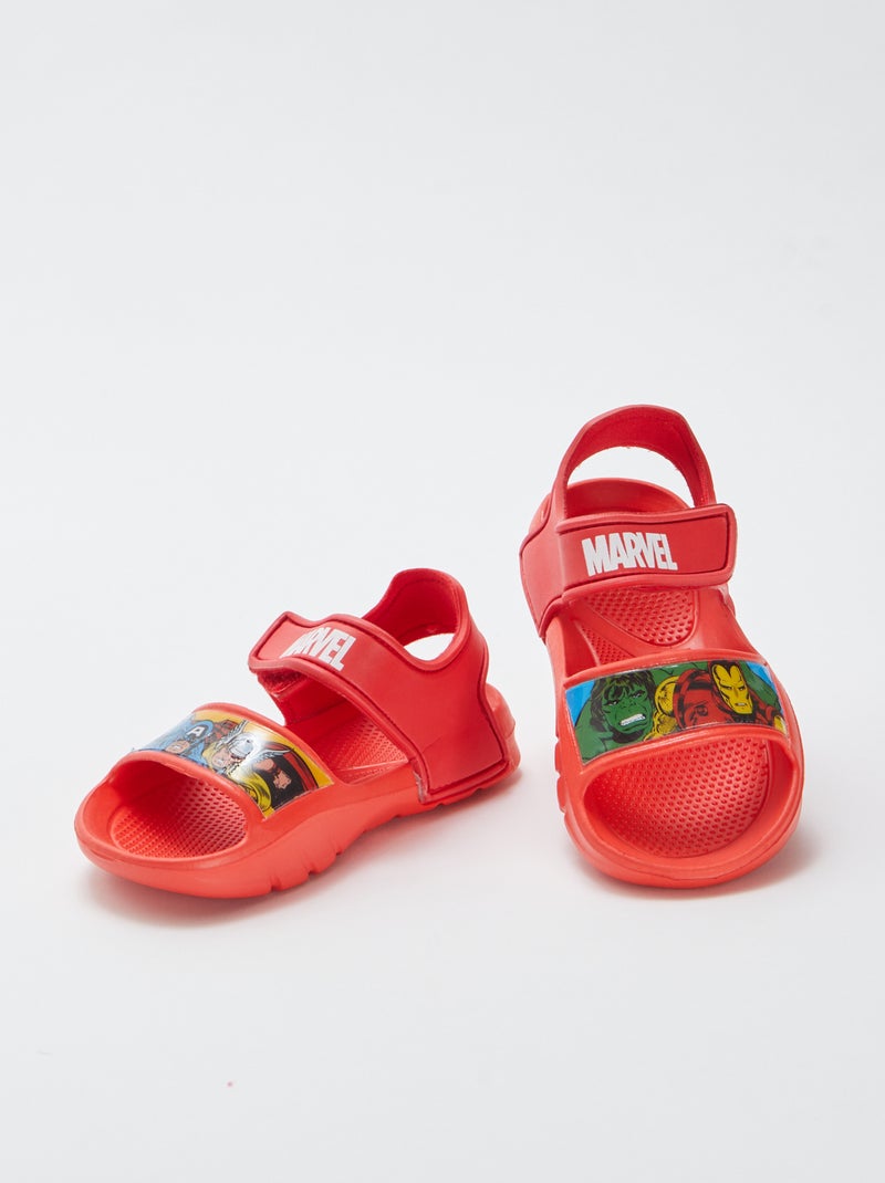 Sandali 'Avengers' 'Marvel' ROSSO - Kiabi
