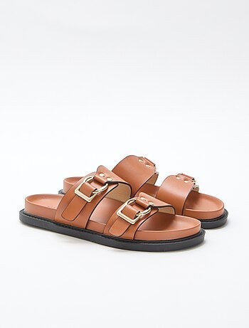 Sandali bassi a doppia fascia