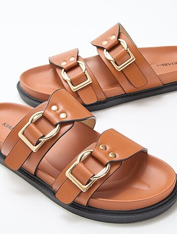 Sandali bassi a doppia fascia