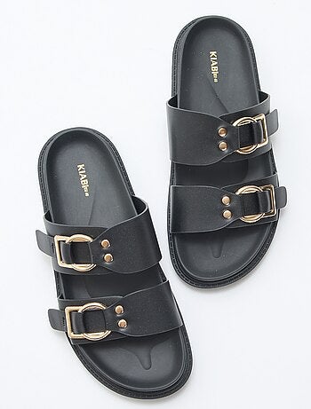 Sandali bassi a doppia fascia