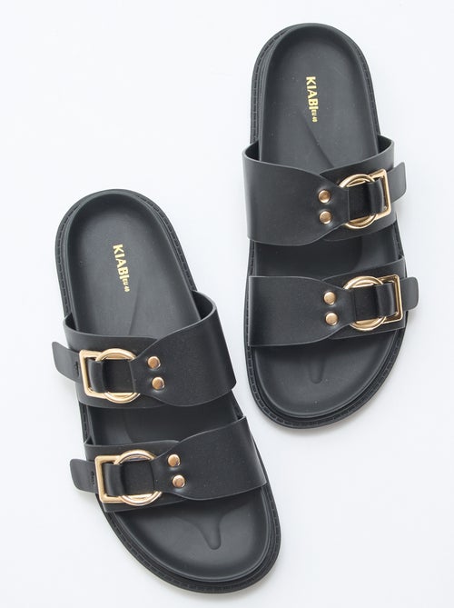 Sandali bassi a doppia fascia - Kiabi