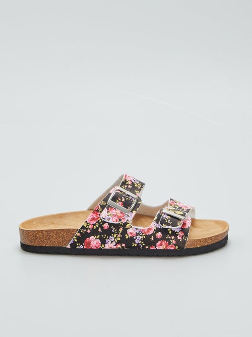 Sandali bassi a fiori - Kiabi