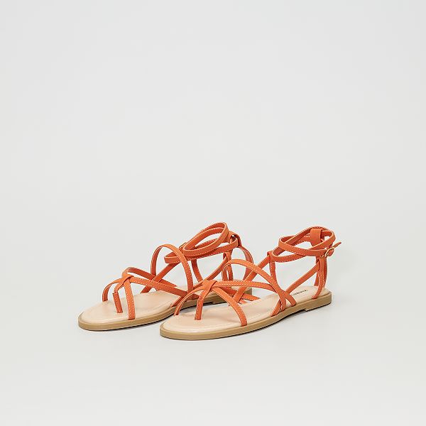 Sandali bassi arancioni Clearance
