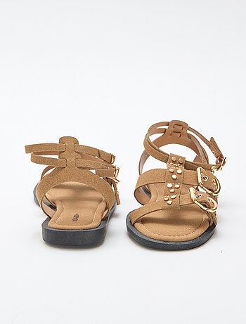 Sandali bassi con listini