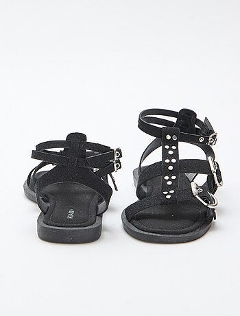 Sandali bassi con listini