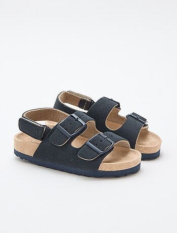 Sandali bassi in simil suede