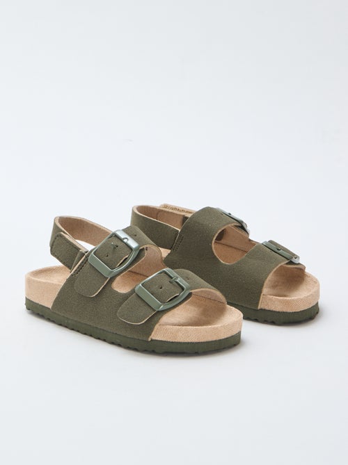 Sandali bassi in simil suede - Kiabi