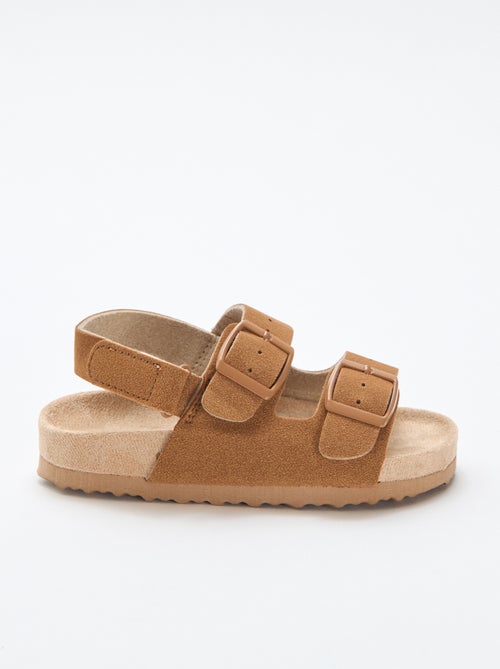 Sandali bassi in simil suede - Kiabi