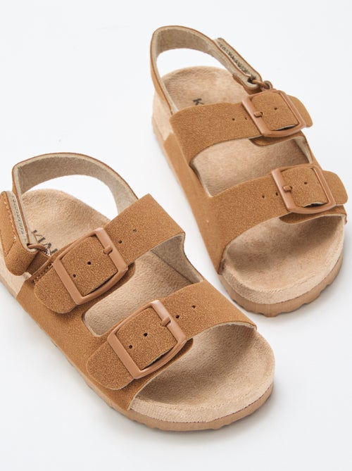 Sandali bassi in simil suede - Kiabi