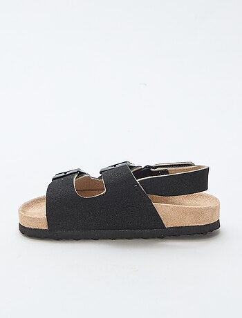 Sandali bassi in ecopelle scamosciata