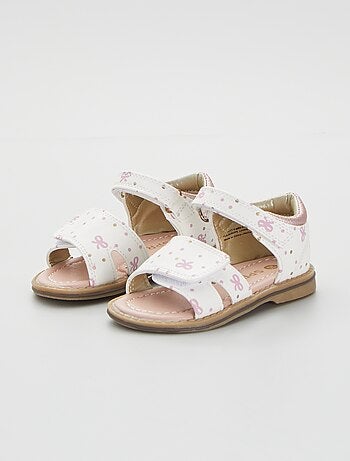 Sandali con cinturini, fiori, frange, ricamati - taglia 23 - Kiabi