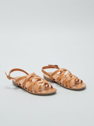 Sandali bassi multi-cinturino