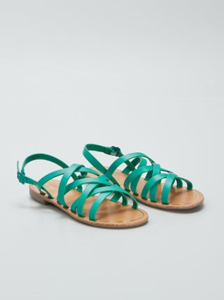 Sandali bassi multi-cinturino