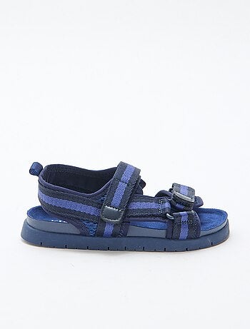 Sandali blu con velcro