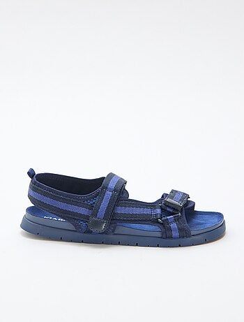 Sandali blu con velcro